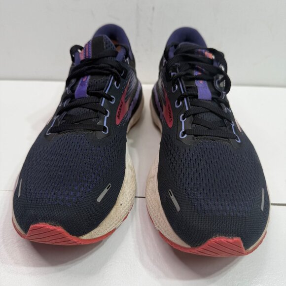 Brooks Adrenaline GTS 22 Womens Size 11 Black & Purple Running Shoes - Picture 3 of 9